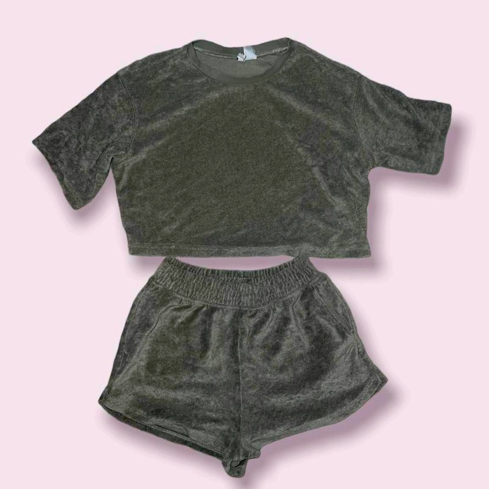 Terry Cloth Matching Set